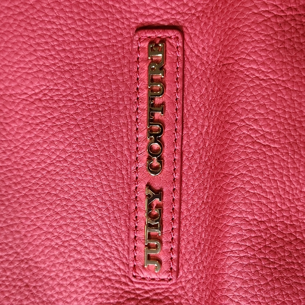 Juicy Couture Leather Tote Bag Pink - Picture 7 of 16